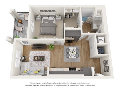 Sante Apartments in Henderson, Nevada A2 Floor Plan